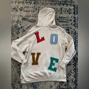 Aerie Oversized Embroidered Hoodie